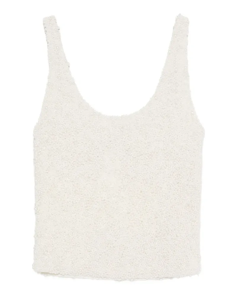 Giuseppe di Morabito embellished top - Weiß Weiß