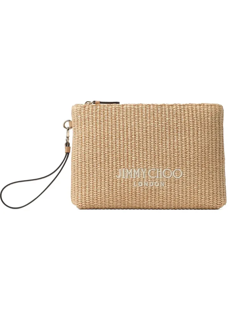 Jimmy Choo zipped pouch - Nude Nude
