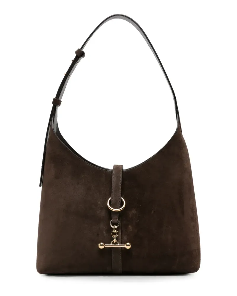 Strathberry Schultertasche mit Stegdetail - Braun Braun