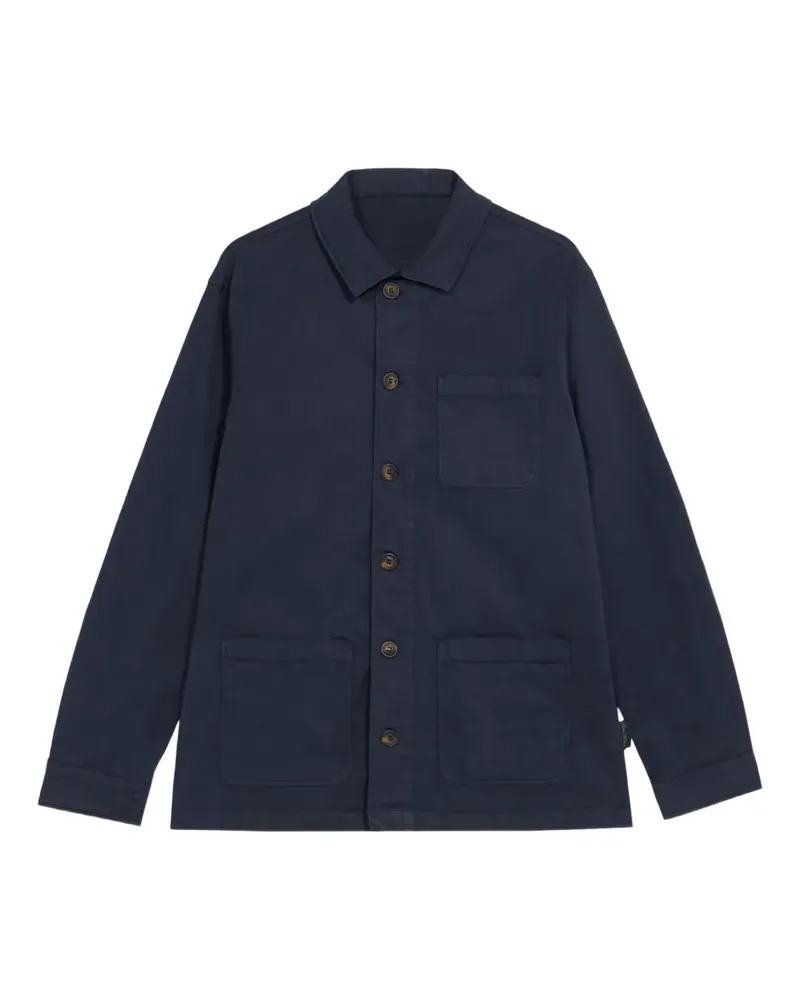 Brooks Brothers Hemdjacke mit Knopfverschluss - Blau Blau