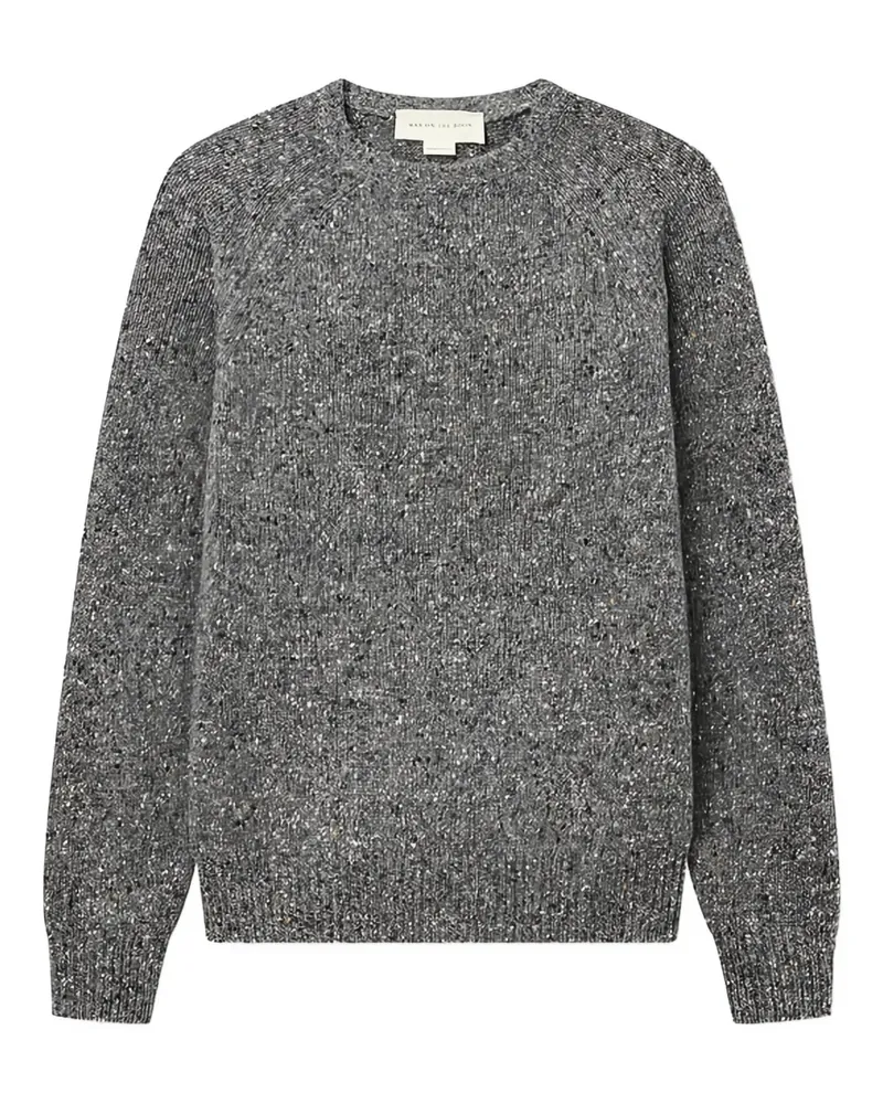 ManOnTheBoon Pullover aus Donegal-Strick - Grau Grau