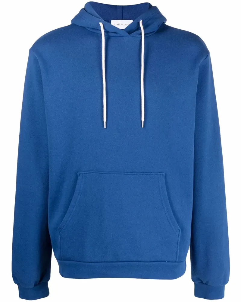 John Elliott + Co Langärmeliger Hoodie - Blau Blau