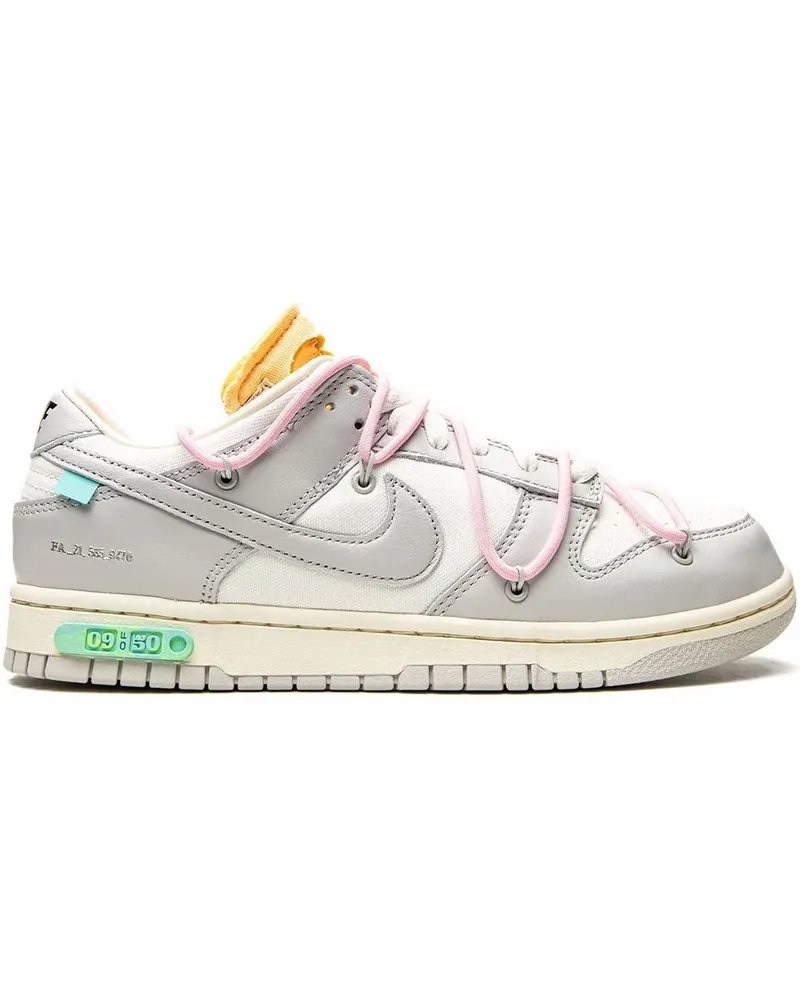 Nike x Off-White Dunk Low Sneakers - Weiß Weiß