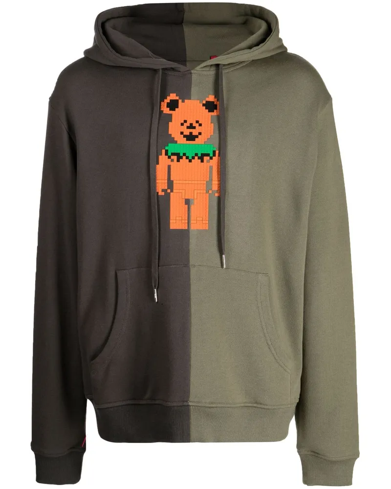 Mostly Heard Rarely Seen Hoodie mit Bären-Print Grün