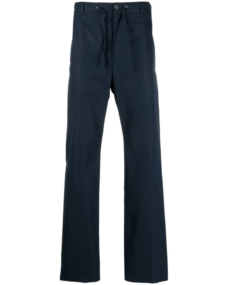 Alexander McQueen Hose mit Kordelzug - Blau Blau