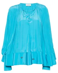 Lanvin Geraffter Kaftan Blau