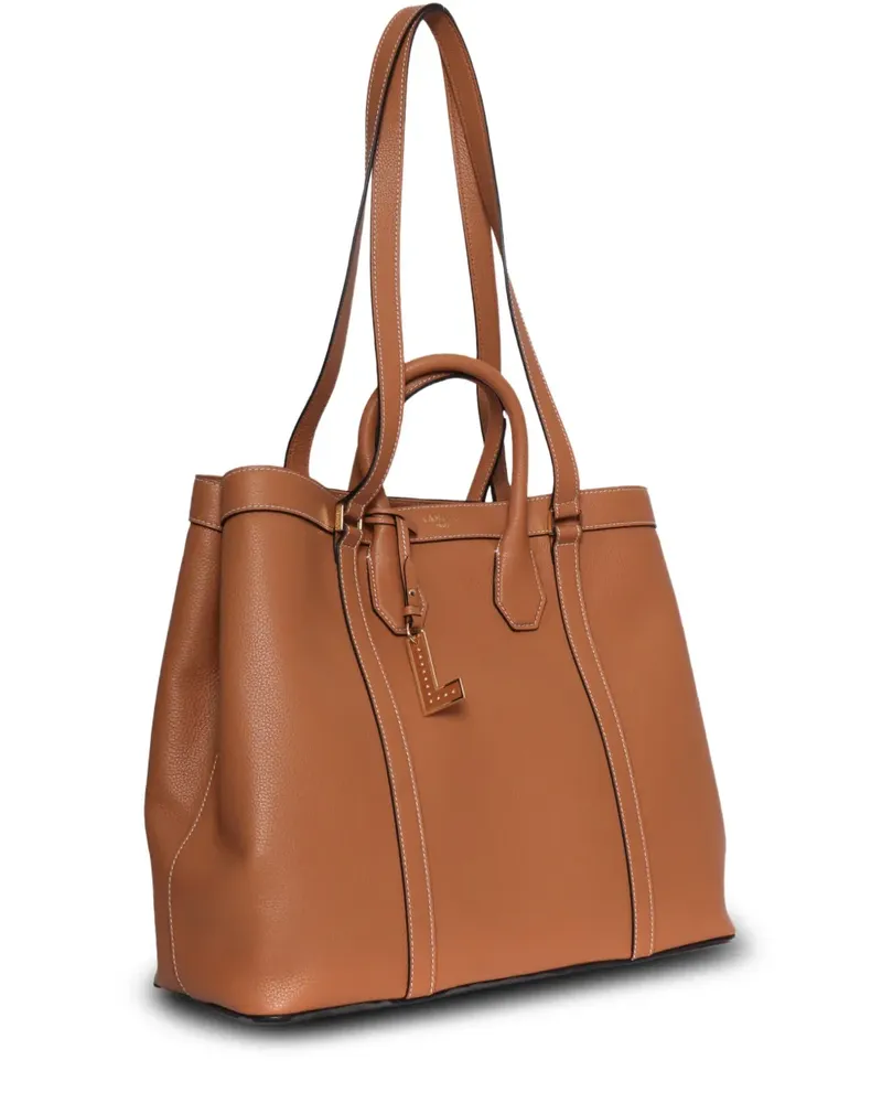 Lancel Handtasche aus Leder - Braun Braun