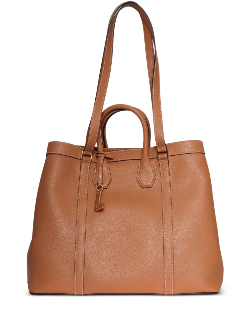 Lancel Handtasche aus Leder - Braun Braun