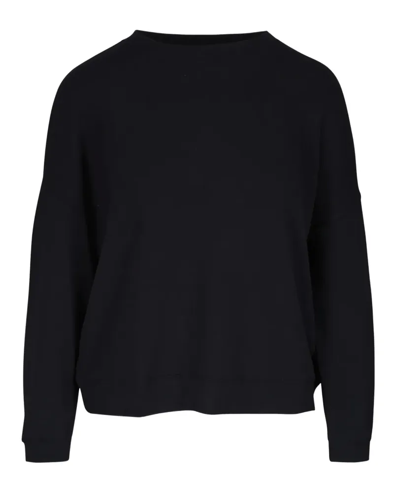 Majestic Sweatshirt mit rundem Ausschnitt - Schwarz Schwarz