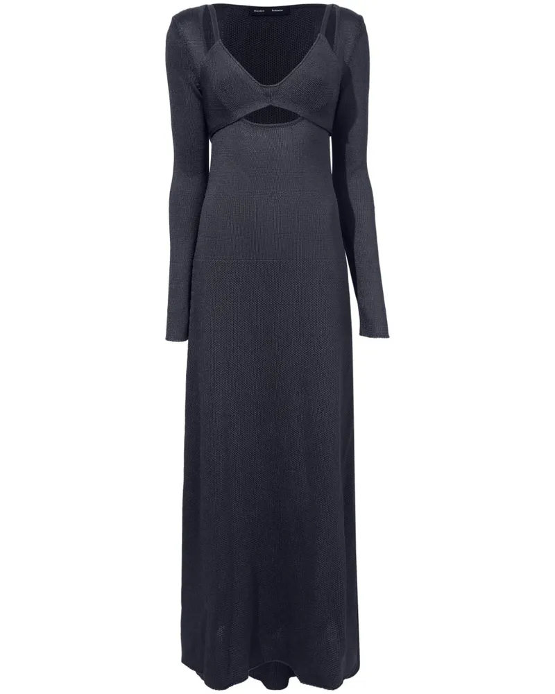 Proenza Schouler Nalani Kleid - Grau Grau