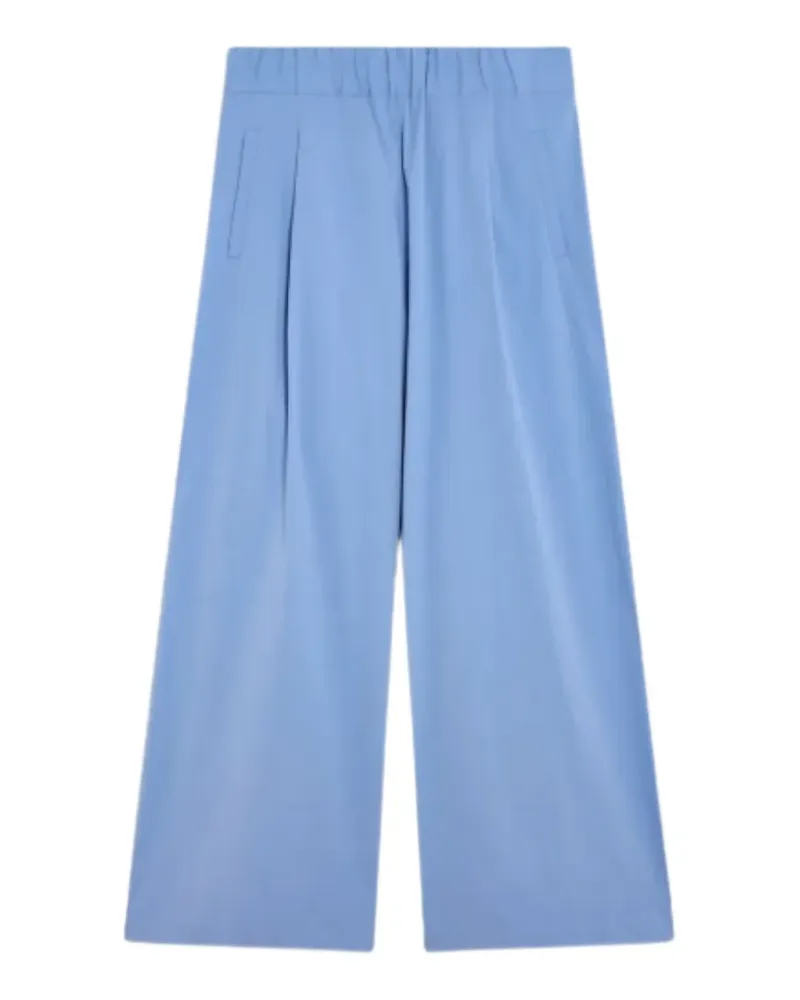 Semicouture Hose mit elastischem Bund - Blau Blau