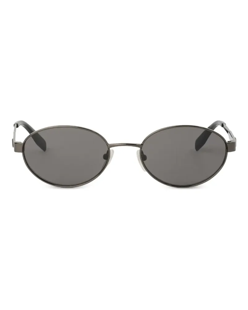 Karl Lagerfeld Runde Sonnenbrille mit Monogramm - Grau Grau