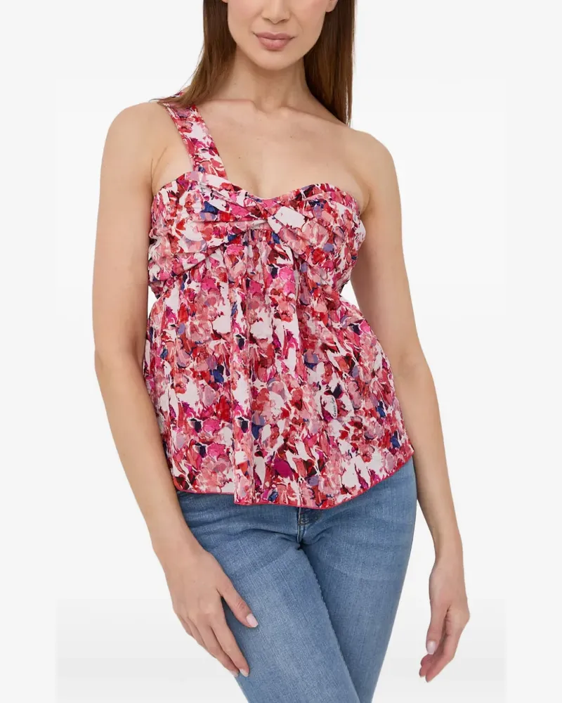 Patrizia Pepe Asymmetrisches Top - Rot Rot