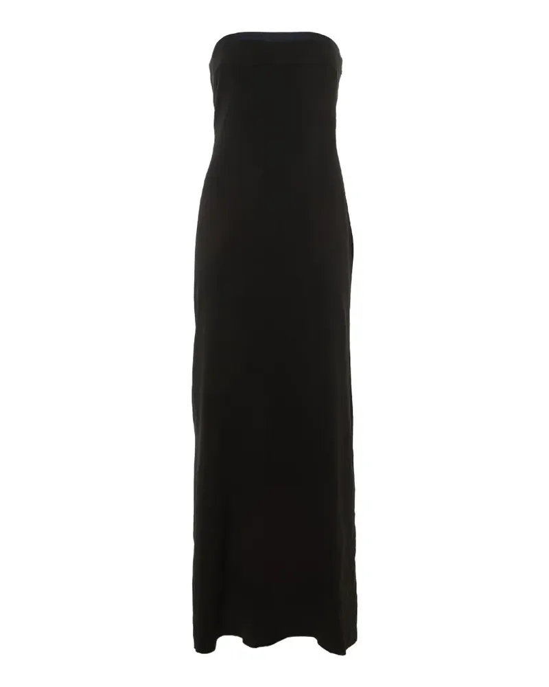 Paule Ka Langes Kleid mit Schleife - Schwarz Schwarz