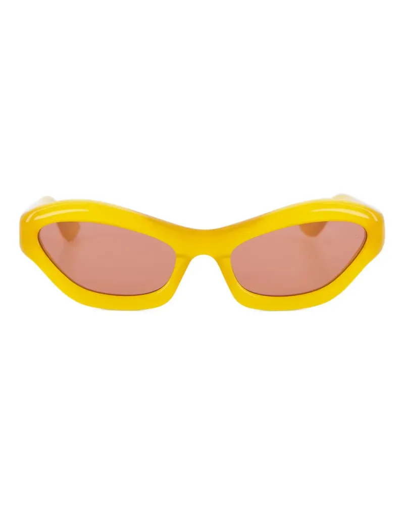 Port Tanger Hayya Cat-Eye-Sonnenbrille - Gelb Gelb