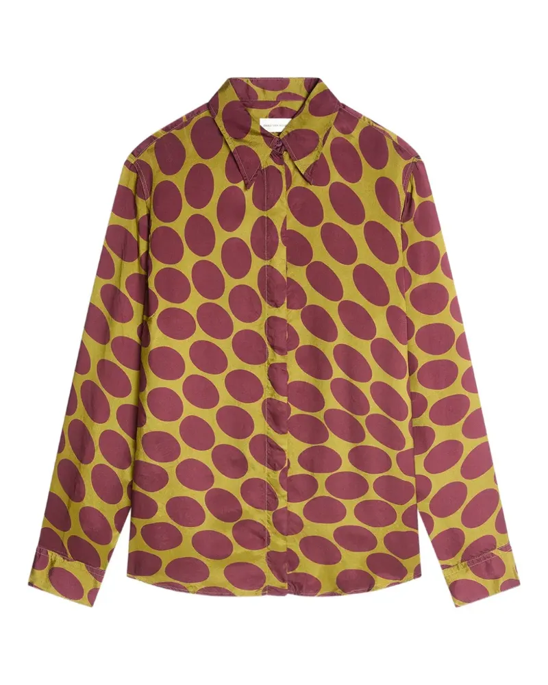 Dries van Noten Hemd mit Print - Nude Nude