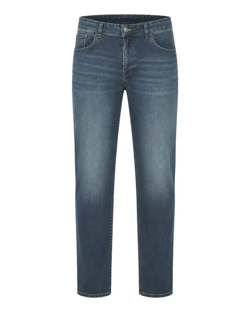 MICHAEL COAL Capri faded denim jeans - Blau Blau