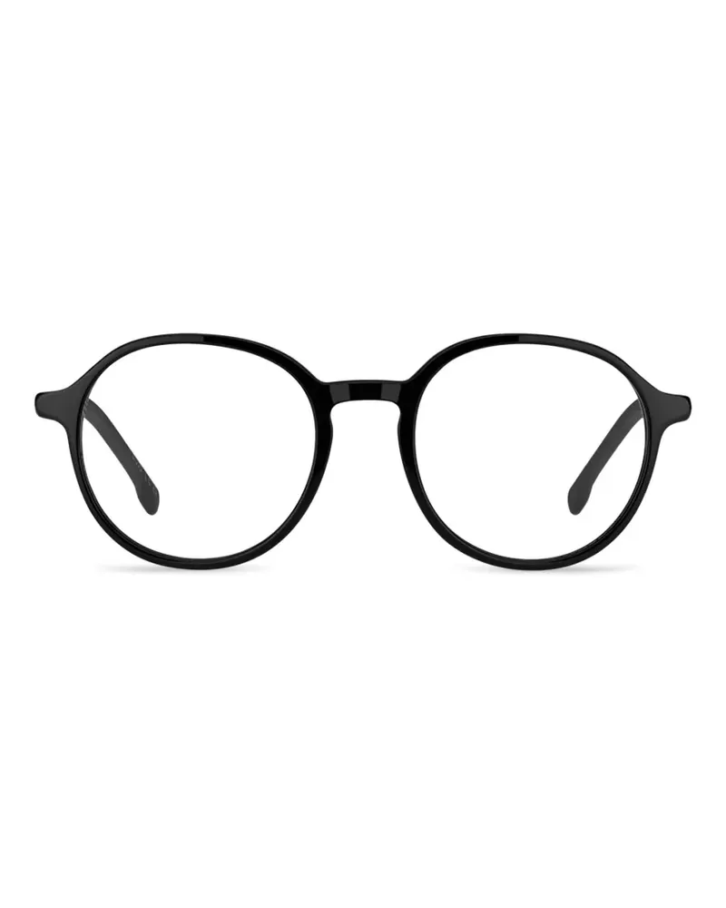 HUGO BOSS Brille mit rundem Gestell - Schwarz Schwarz