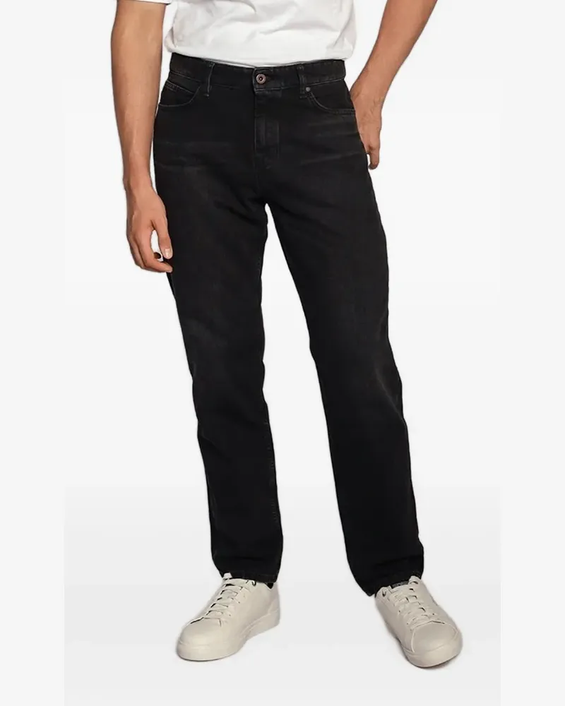 Marc O'Polo Five-Pocket-Jeans - Schwarz Schwarz