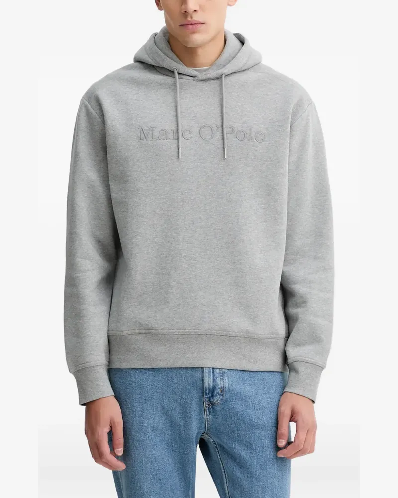 Marc O'Polo Strickpullover mit Logo - Grau Grau