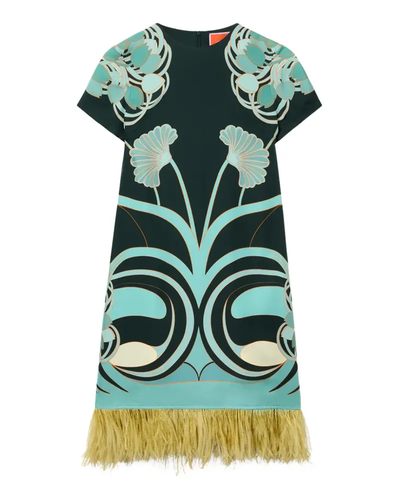 La DoubleJ Swing' Kleid - Grün Grün