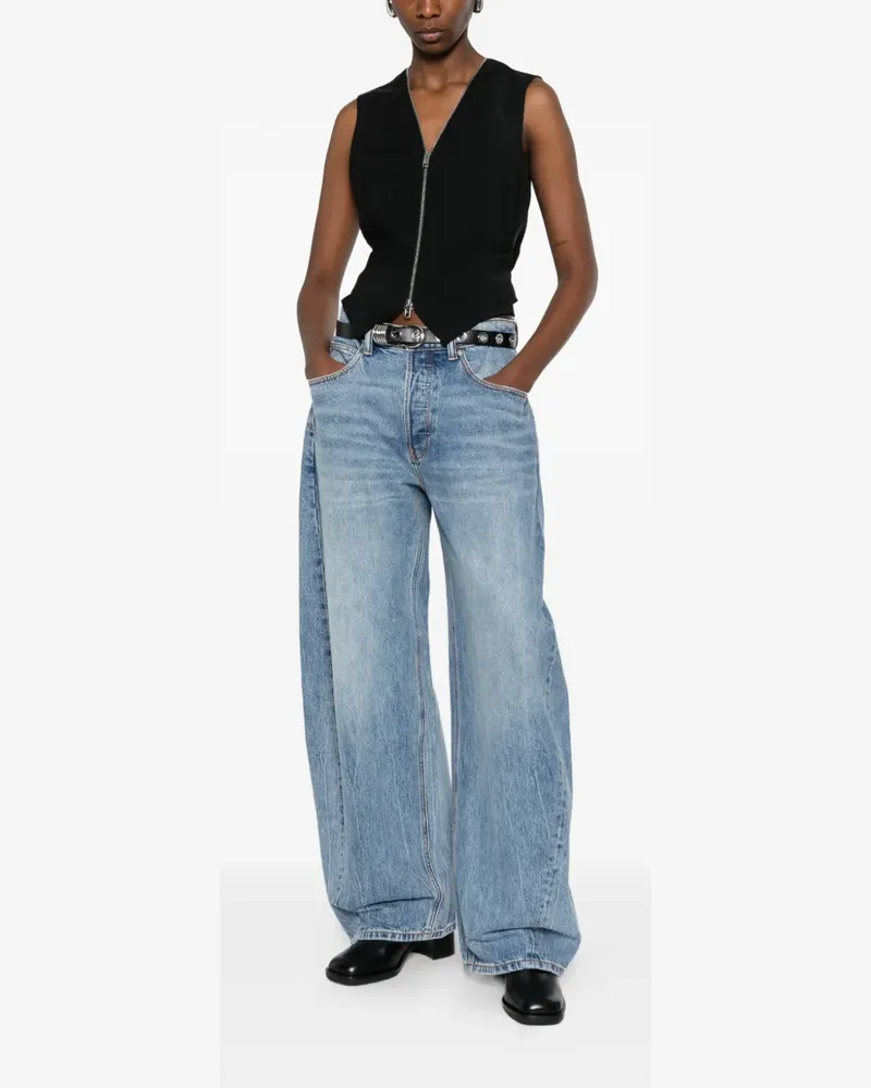 Alexander Wang button jeans - Blau Blau