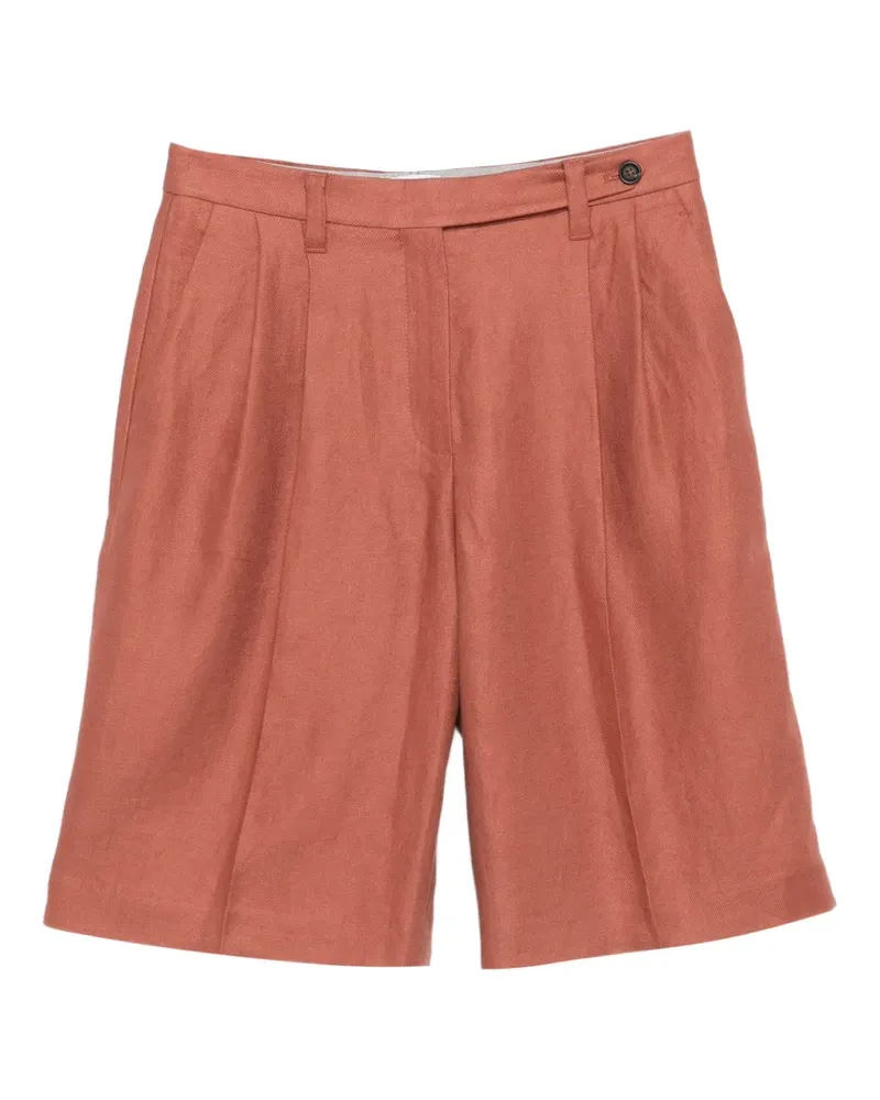 Brunello Cucinelli Shorts mit Falten - Orange Orange