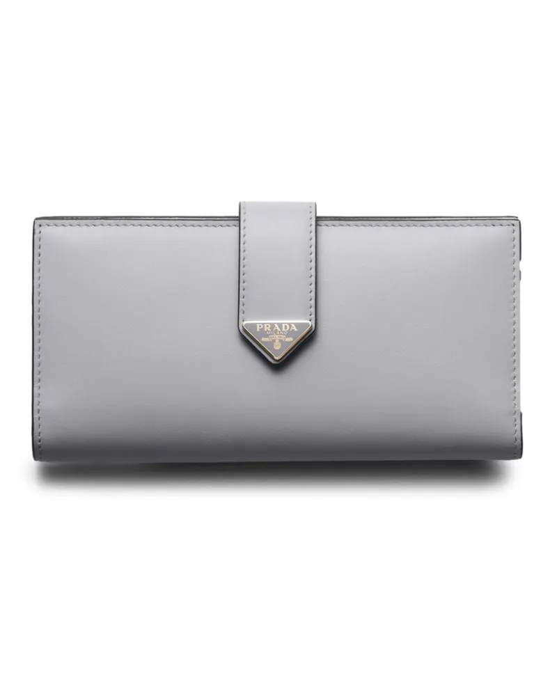 Prada Großes Portemonnaie - Grau Grau