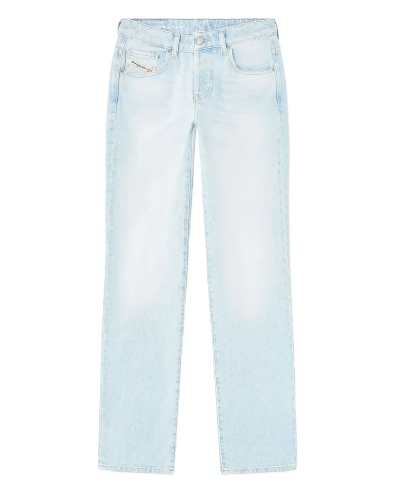 Diesel Ausgeblichene Jeans - Blau Blau