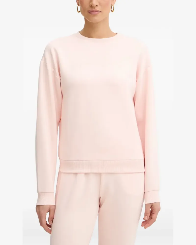 Armani Exchange embroidered-logo sweatshirt - Rosa Rosa
