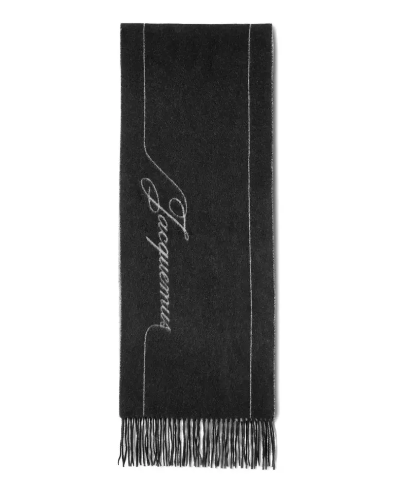 Jacquemus The Citta scarf - Grau Grau