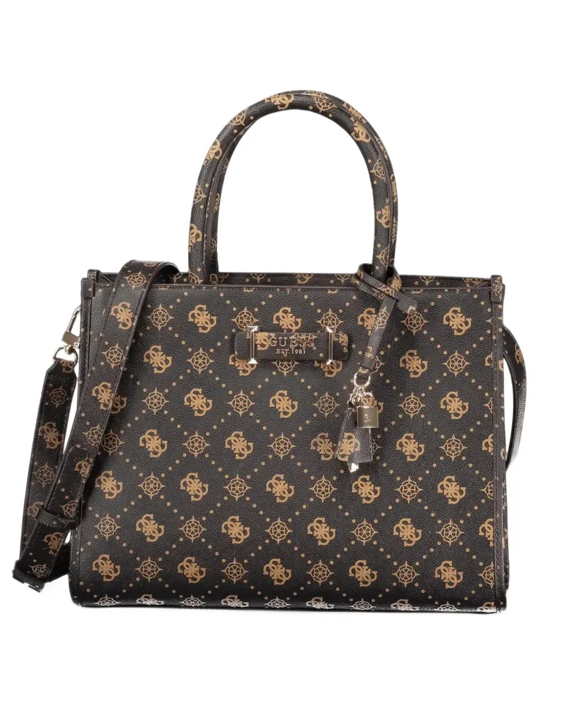 Guess Handtasche aus Polyethylen - Braun Braun