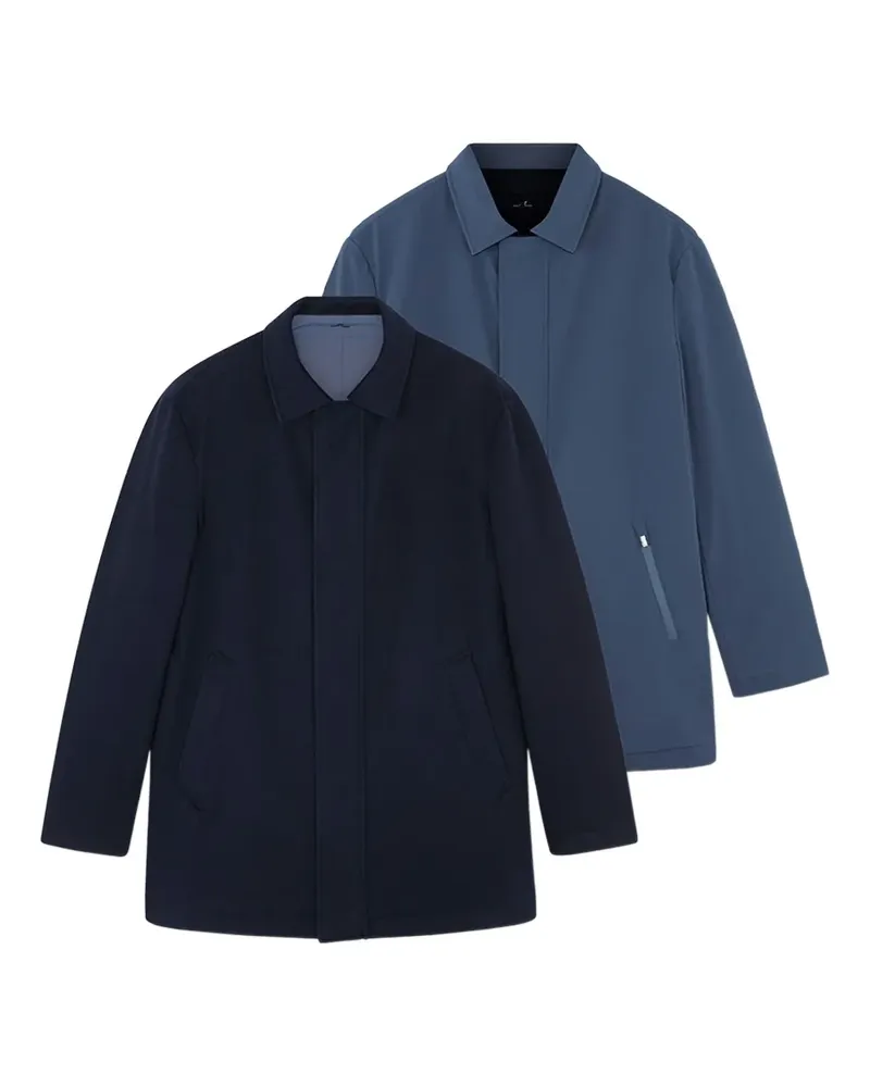 Paul & Shark reversible cashmere carcoat - Blau Blau