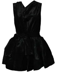 SHUSHU/TONG Asymmetrisches Kleid Schwarz