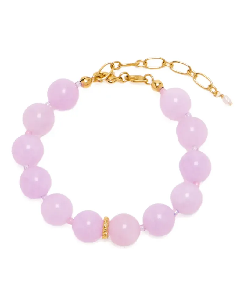 Anni Lu Ball beaded chain bracelet - Violett Violett