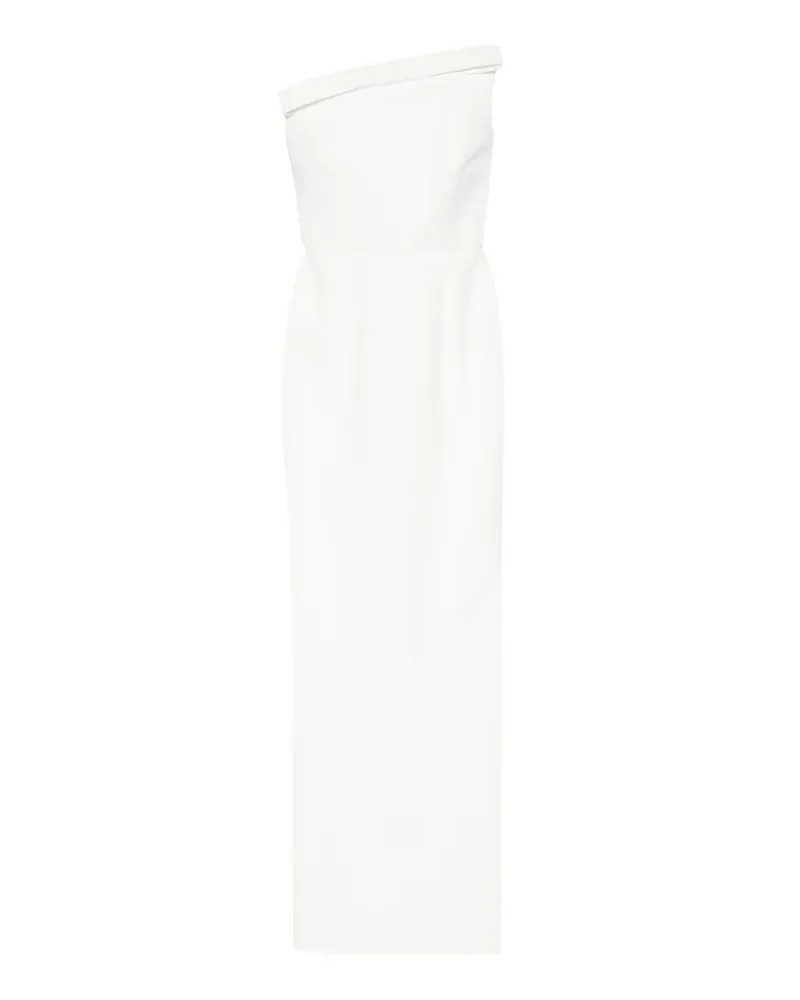 The New Arrivals Ilkyaz Ozel Fuji bow-detail maxi dress - Weiß Weiß