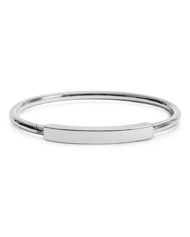 Monica Vinader MV Linear™ Bold Armreif - Silber Silber