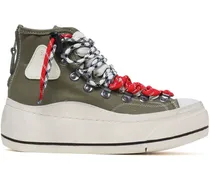 High-Top-Sneakers mit Plateau