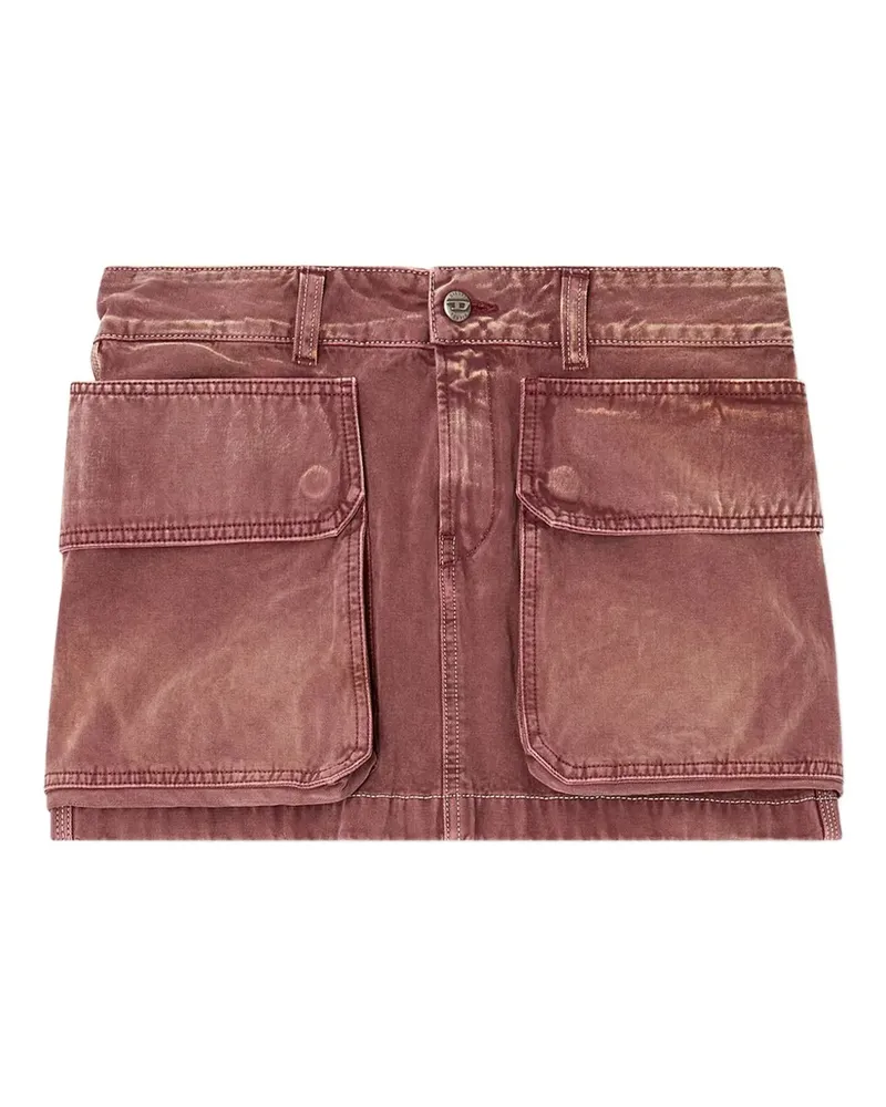 Diesel Minirock mit Taschen - Rot Rot