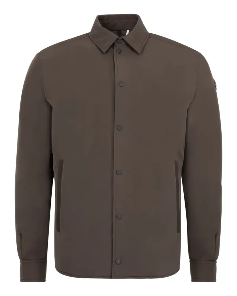 Moncler Gascogne buttoned shirt jacket - Braun Braun