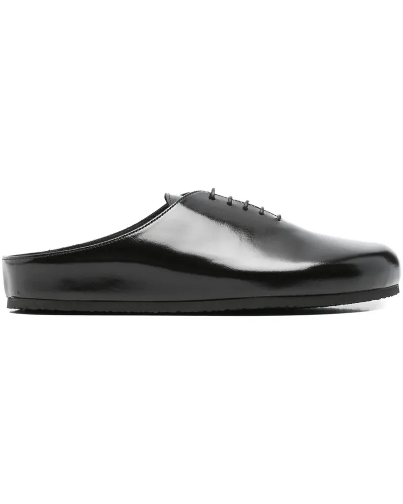 Jacquemus Flache Mules mit Schnürung - 990 BLACK 990