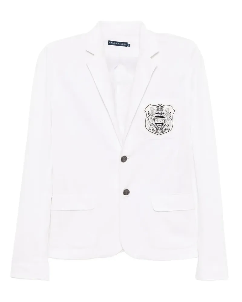 Ralph Lauren Sakko mit Logo-Stickerei - Weiß Weiß