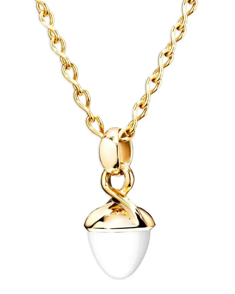 TAMARA COMOLLI 18kt Mikado Bouquet Gelbgoldanhänger mit Achat und Cacholong Gold