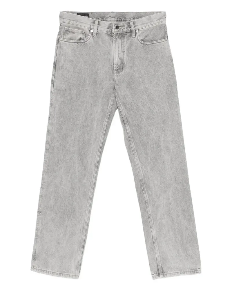 Emporio Armani Hose mit geradem Bein - Grau Grau