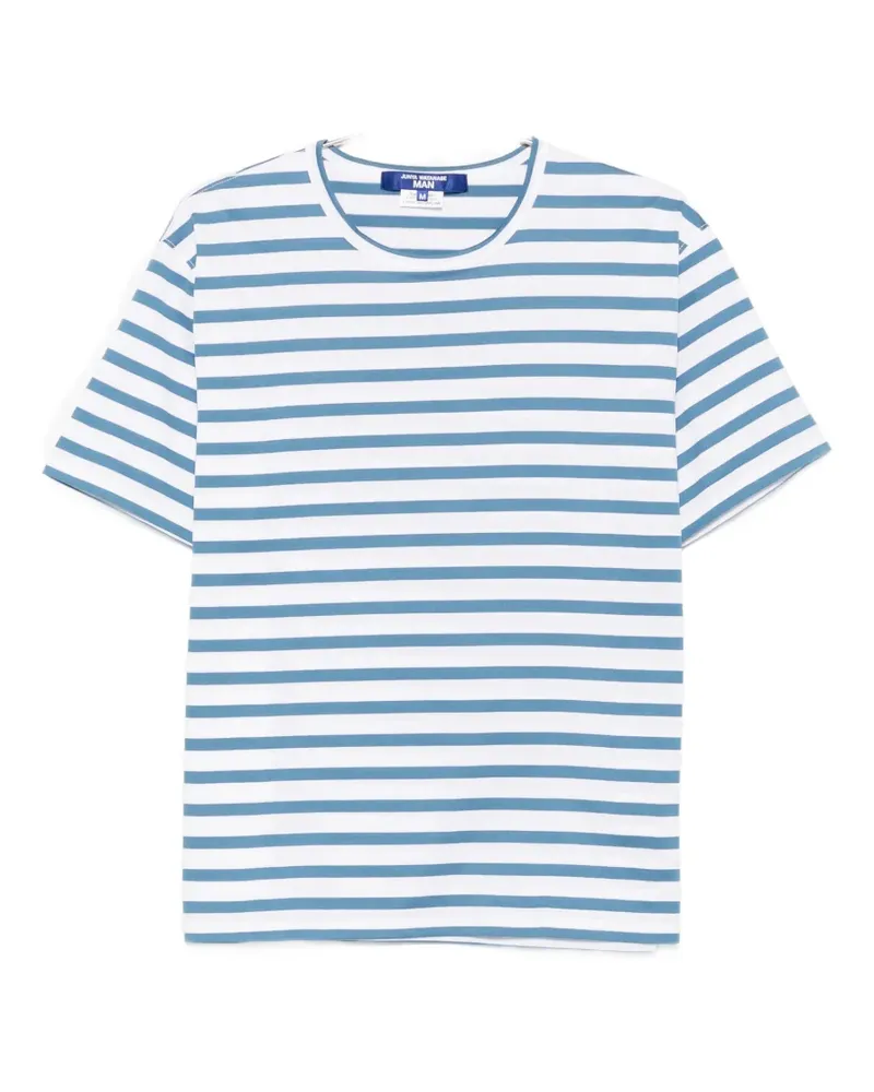 Junya Watanabe striped T-shirt - Blau Blau