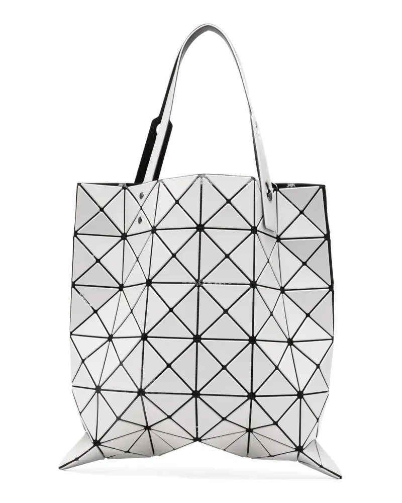 Issey Miyake Lucent Shopper mit geometrischem Muster - Weiß Weiß