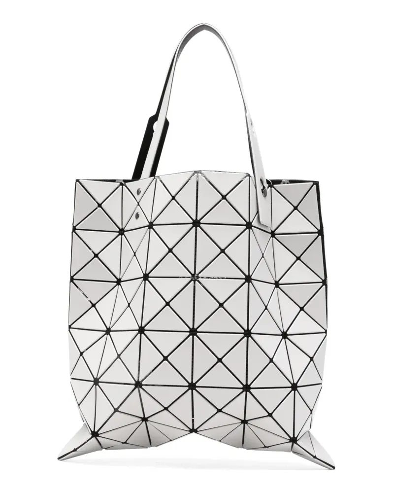 Issey Miyake Lucent Shopper mit geometrischem Muster - Weiß Weiß