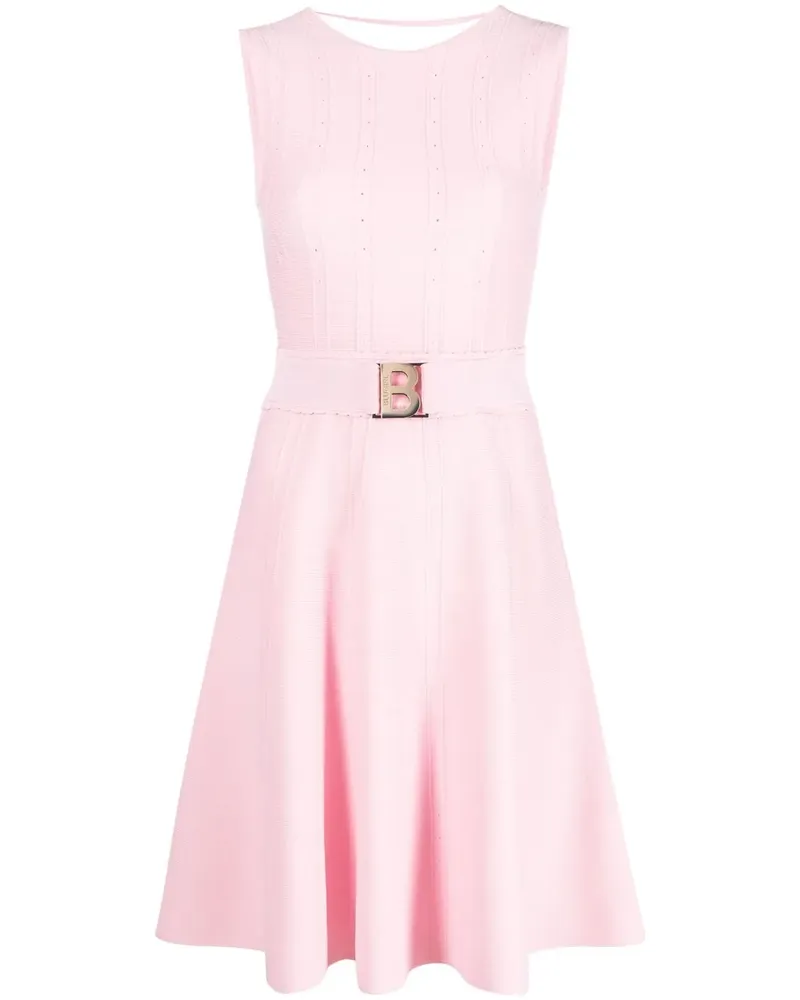 Blumarine Ausgestelltes Strickkleid - Rosa Rosa