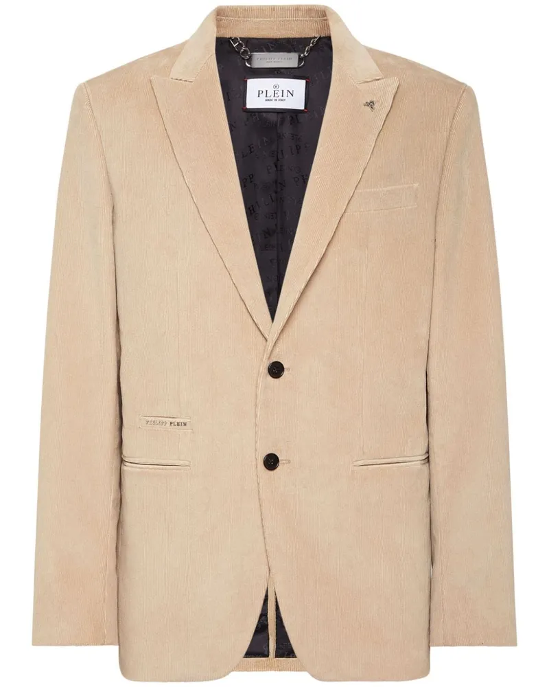 Philipp Plein Sakko aus Samt - Nude Nude