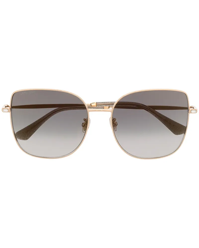 Jimmy Choo Cat-Eye-Sonnenbrille - Gold Gold